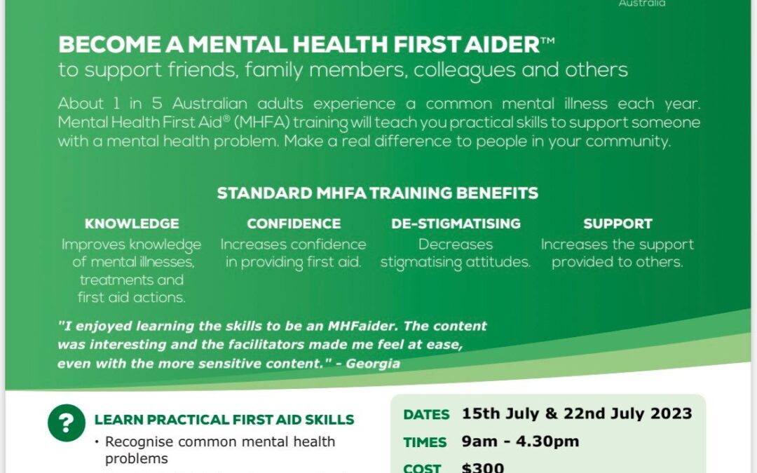 Mental Health First Aid Training at CiMaS